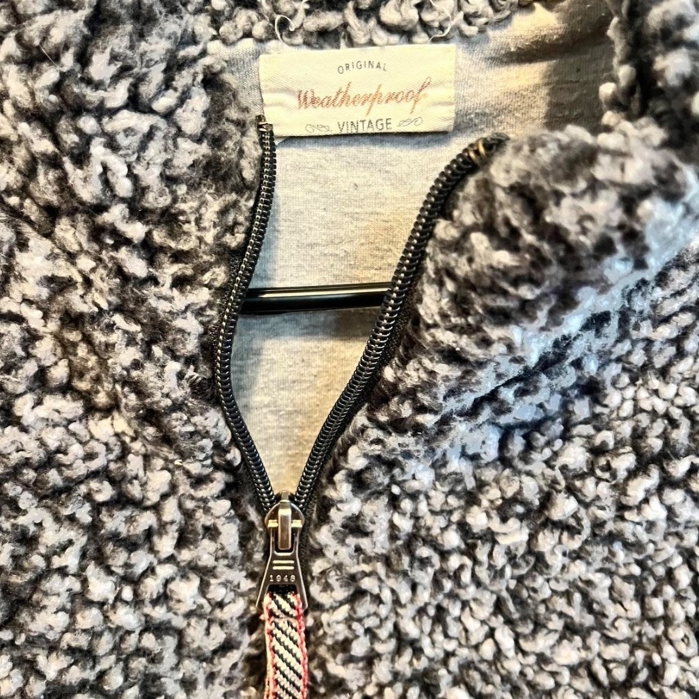 Vintage Weatherproof Women’s SZ L Sweater Frosty Sherpa Pullover - Picture 6 of 7